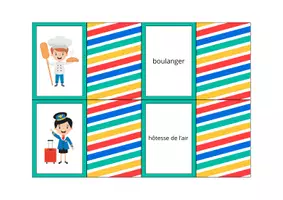 Aperçu - Cartes / Images - Le memory des métiers 2 - Page 3