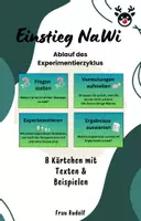 Vorschau - Spiele - Legespiel Experimentierzyklus - Einstieg Naturwissenschaft - Deckblatt