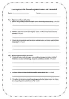Vorschau - Test - Lernzielkontrolle I Bewerbungsanschreiben I Lebenslauf - Seite 1