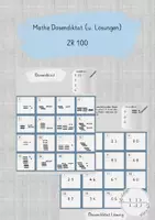 Vorschau - Stationenlernen - Mathe Zahlenraum 100 - Dosendiktat - Deckblatt