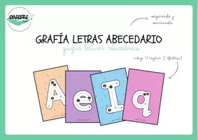 Vista previa - Refuerzo / NEE / Materiales de apoyo - GRAFÍA LETRAS ABECEDARIO - página 1