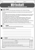 Vorschau - Arbeitsblätter - Einführung in das Fach WBS / Einführung in das Fach Wirtschaft - Seite 1
