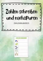 Vorschau - Arbeitsblätter - Zahlen nachspuren und schreiben lernen - Deckblatt