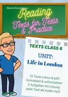 Vorschau - Arbeitsblätter - Reading 6 - "Life in London" - 10 Texte + Audio - Seite 1