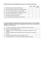 Vorschau - Arbeitsblätter - Reading 6 - "What's Up in Scotland" - 10 Texte + Audio - Seite 3