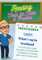 Vorschau - Arbeitsblätter - Reading 6 - "What's Up in Scotland" - 10 Texte + Audio - Seite 1