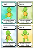 Vorschau - Mal- und Bastelvorlagen - Schildkrötenklasse Materialpaket - Schildkröte Sparpaket - Seite 2