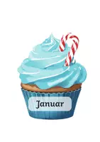 Vorschau - Poster - Geburtstagskalender mit Cupcake-Motiven - Seite 2