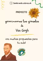 Vista previa - Unidades / Secuencias / Situaciones de Aprendizaje - Germinamos los girasoles de Van Gogh + de 15 ACTIVIDADES - Portada