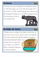 Vorschau - Arbeitsblätter - Römer - Karteikarten und Arbeitsblatt - Seite 3