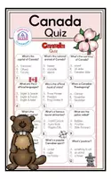 Aperçu - Feuilles d'exercices - Canada Quiz - Page de couverture