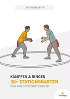 Vorschau - Arbeitsblätter - Kämpfen & Ringen: 30+ Stationskarten & Begleitmaterial für den Sportunterricht - Deckblatt