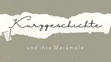 Vorschau - Präsentationen/Tafelbilder - Merkmale einer Kurzgeschichte - Deutsch - Tafelmaterial - Seite 1