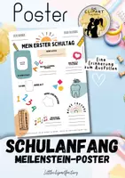 Vorschau - Arbeitsblätter - Meilenstein-Poster zum Schulanfang - Deckblatt