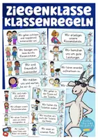 Vorschau - Mal- und Bastelvorlagen - Ziegenklasse Klassentier Ziege Sorglospaket - Seite 1