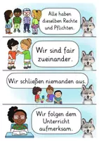 Vorschau - Poster - Klassenregeln Wolfklasse Klassentier Wolf - Seite 3