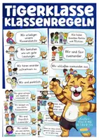 Vorschau - Mal- und Bastelvorlagen - Tigerklasse Sorglospaket Klassentier Tiger - Seite 1