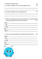 Vorschau - Klassenarbeiten - Deutsch KA Klasse 3: Mischarbeit (Zeitformen, RS, Sprache) - Seite 2