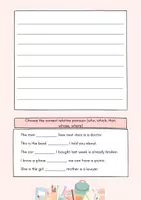 Vorschau - Arbeitsblätter - Relative Clauses: Erklärung,Übungen und Lösungen! - Seite 2