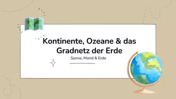 Vorschau - Stundenentwürfe - PPT & Stundenentwurf Kontinente, Ozeane & das Gradnetz der Erde inkl Lösungen - Teil 5 - Erdkunde - Sonne, Mond & Erde - Seite 3