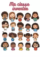 Aperçu - Cartes d'exercices - Fiches d'identité classe inventée - Page de couverture