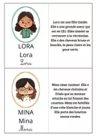 Aperçu - Cartes d'exercices - Fiches d'identité classe inventée - Page 3