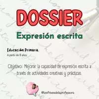 Vista previa - Hojas de trabajo - EXPRESIÓN ESCRITA - Cuaderno de trabajo - Portada