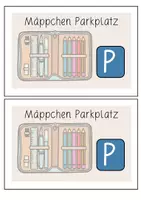 Vorschau - Poster - Mäppchenparkplatz Polarfuchs – Tischschild Fuchsklasse - Seite 2