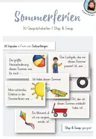 Vorschau - Aufgabenkarten - Gesprächskarten nach dem Sommer - Stop and Swap - Deckblatt