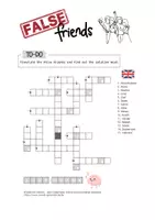 Vorschau - Arbeitsblätter - False Friends crossword puzzle (use of language) - Seite 1