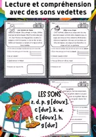Aperçu - Fiches - Banque de textes avec des sons vedettes - Page de couverture