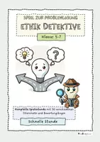 Vorschau - Arbeitsblätter - Ethik Detektive - ein Spiel zur Förderung von Problemlösung - Deckblatt
