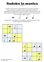 anteprima - Esercizi - Sudoku in musica, livello 1 - Pagina di copertina