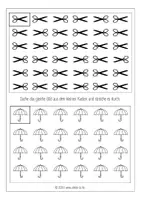 Vorschau - Arbeitsblätter - Visuelle Wahrnehmung - 20 Arbeitsblätter - Seite 1