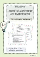 Vorschau - Arbeitsblätter - Ethik Rollenspiel - Leben im Angesicht der Endlichkeit - Deckblatt