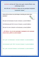 Vorschau - Arbeitsblätter - Deutsch: Satzglieder - auch interaktiv - Seite 3