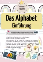 Vorschau - Stundenentwürfe - Einführung Alphabet - Geschichte und Bildkarten - Deckblatt