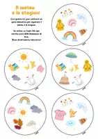 anteprima - Materiale di supporto/inclusione - Matchit! a tema meteo e stagioni - Pagina di copertina