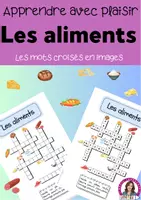 Vorschau - Arbeitsblätter - Les aliments (Les mots croisés en images) Kreuzworträtsel - Deckblatt