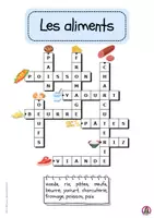 Vorschau - Arbeitsblätter - Les aliments (Les mots croisés en images) Kreuzworträtsel - Seite 3