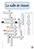 Vorschau - Arbeitsblätter - La salle de classe (Les mots croisés en images) Kreuzworträtsel - Seite 3