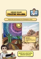 Náhled - umění - krok za krokem: Zentangle pouštní krajina - krycí list
