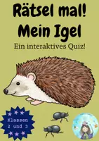 Vorschau - Arbeitsblätter - Materialpaket Der Igel (Klassen 1 bis 4) - Seite 1