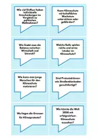 Vorschau - Arbeitsblätter - Klimawandel - Gesprächsanlässe und Diskussion Themen (Klasse 8 9 10 11) - Deckblatt