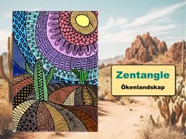 förhandsvisning - KONST - steg för steg: Zentangle Ökenlandskap - sida 1