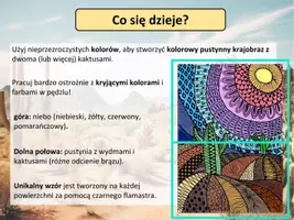 zapowiedź - Projekt artystyczny: pustynny krajobraz Zentangle - strona 2