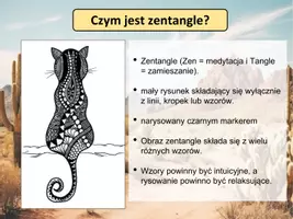 zapowiedź - Projekt artystyczny: pustynny krajobraz Zentangle - strona 3