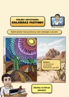 zapowiedź - Projekt artystyczny: pustynny krajobraz Zentangle - obwoluta