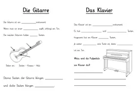 Vorschau - Unterrichtsreihen - Instrumentenkunde - Teil 1 mit Lösungen - Seite 1