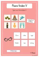 Vorschau - Spiele - Paare finden Buchstabe V - Deckblatt